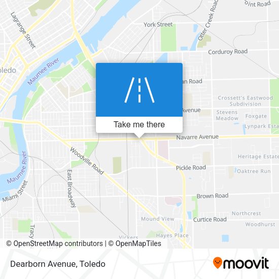 Mapa de Dearborn Avenue