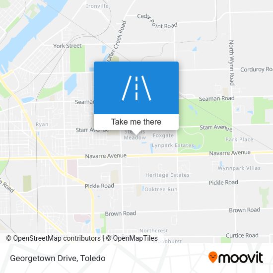 Mapa de Georgetown Drive