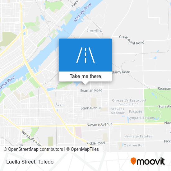Mapa de Luella Street