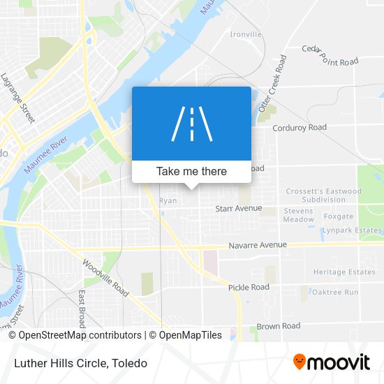 Mapa de Luther Hills Circle
