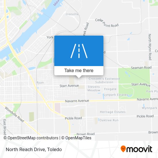 Mapa de North Reach Drive