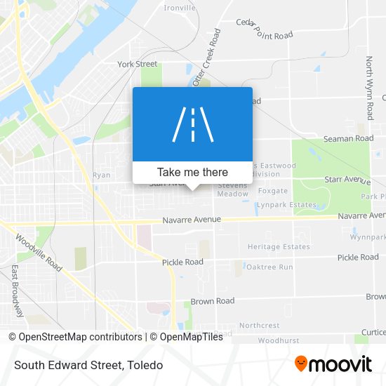 South Edward Street map
