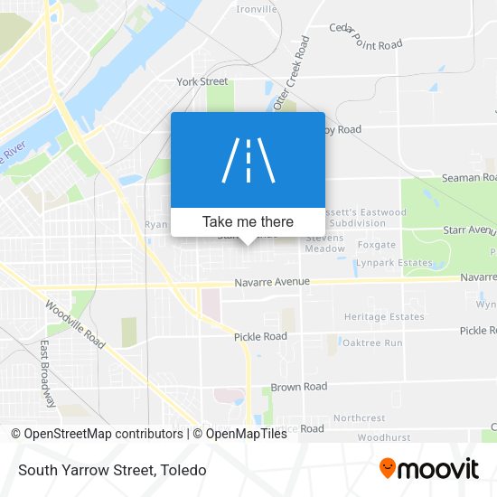 Mapa de South Yarrow Street
