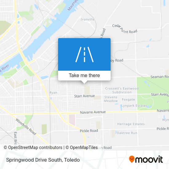 Springwood Drive South map