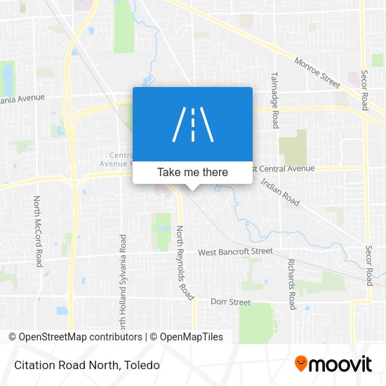 Mapa de Citation Road North