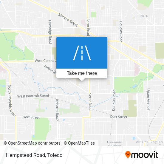 Mapa de Hempstead Road