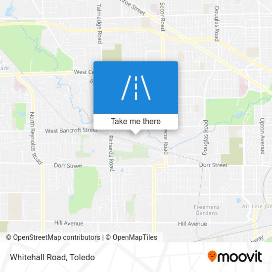 Mapa de Whitehall Road