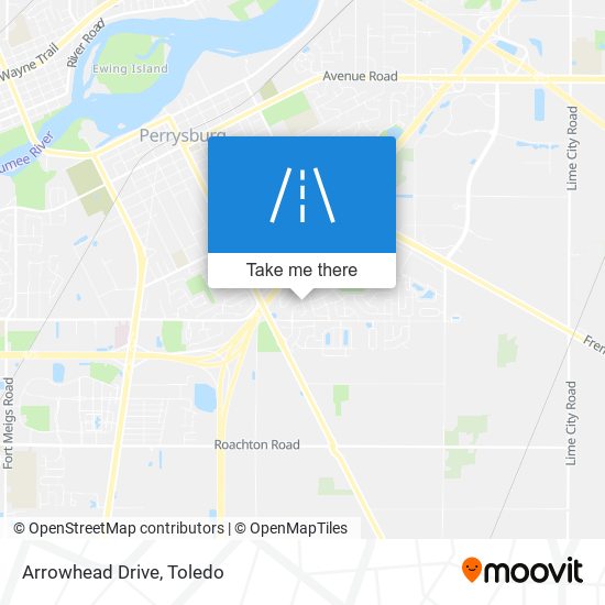 Arrowhead Drive map