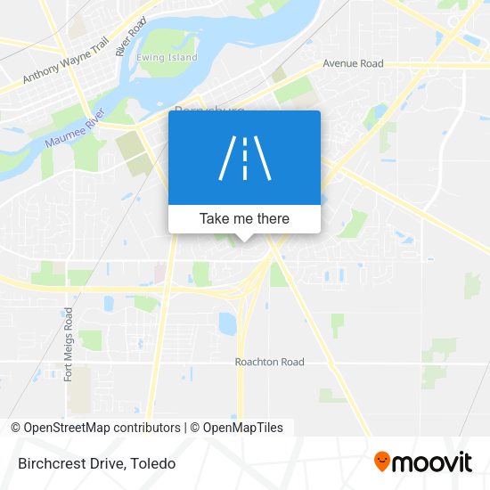 Mapa de Birchcrest Drive