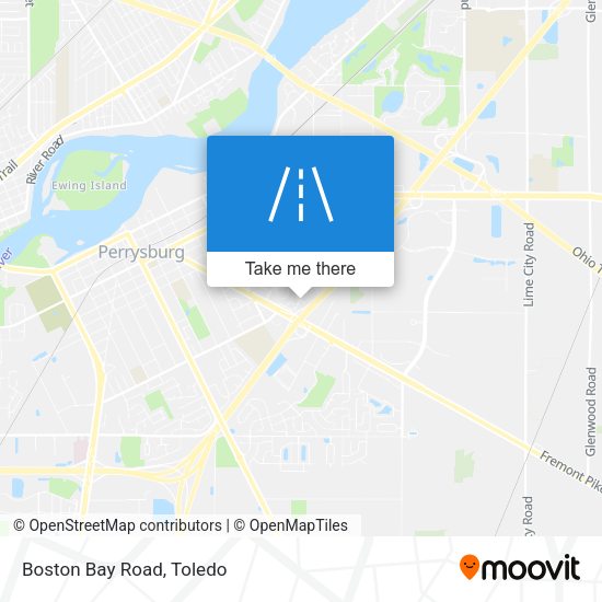 Mapa de Boston Bay Road
