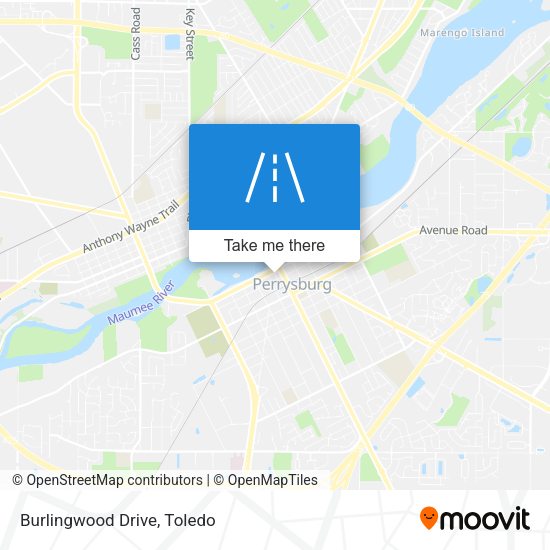 Mapa de Burlingwood Drive