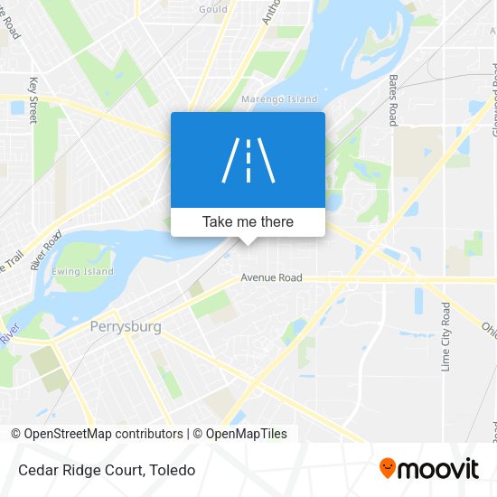 Mapa de Cedar Ridge Court