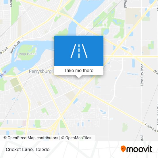 Mapa de Cricket Lane