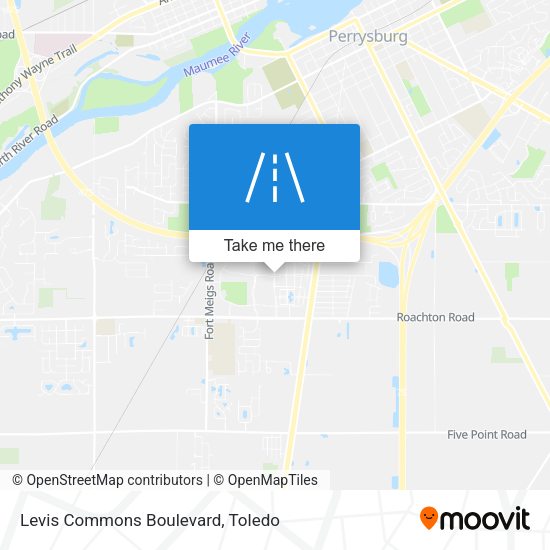 Levis Commons Boulevard map