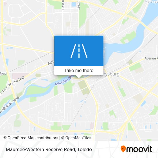 Maumee-Western Reserve Road map