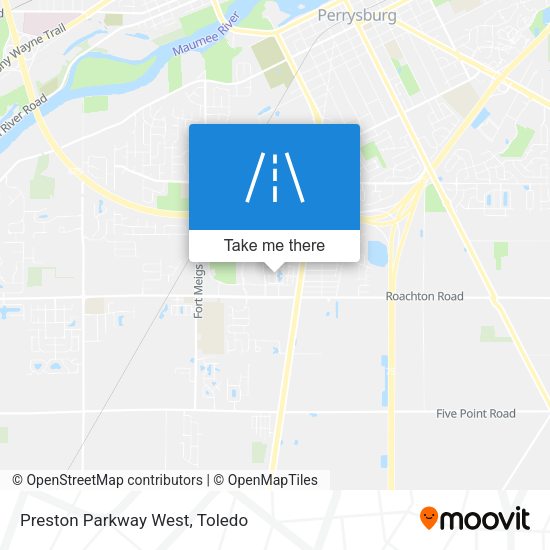 Mapa de Preston Parkway West