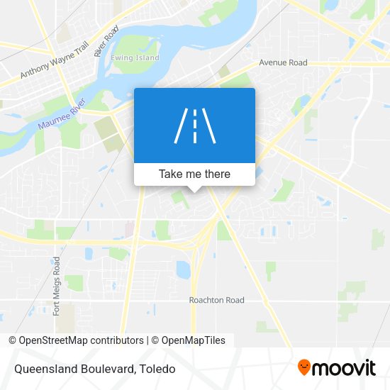 Queensland Boulevard map