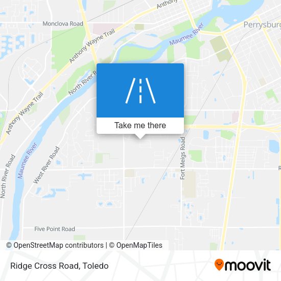 Mapa de Ridge Cross Road