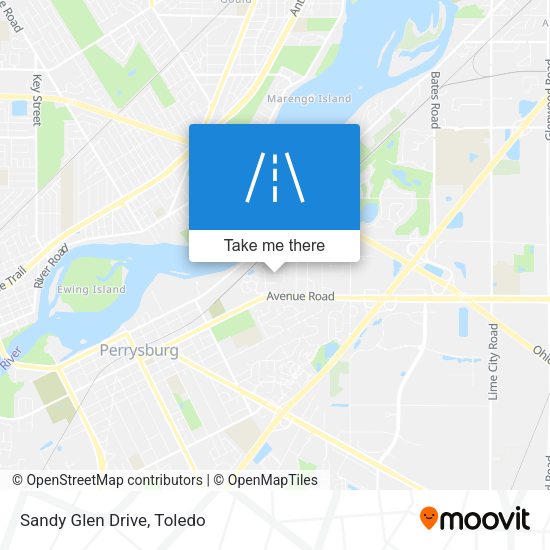 Mapa de Sandy Glen Drive