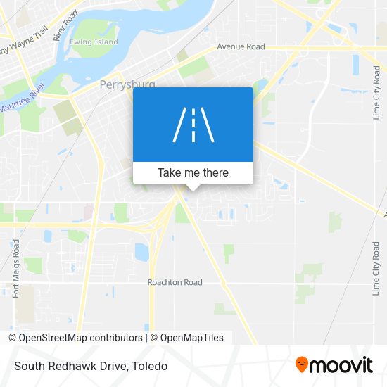 South Redhawk Drive map