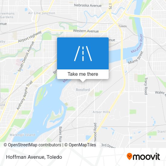 Mapa de Hoffman Avenue