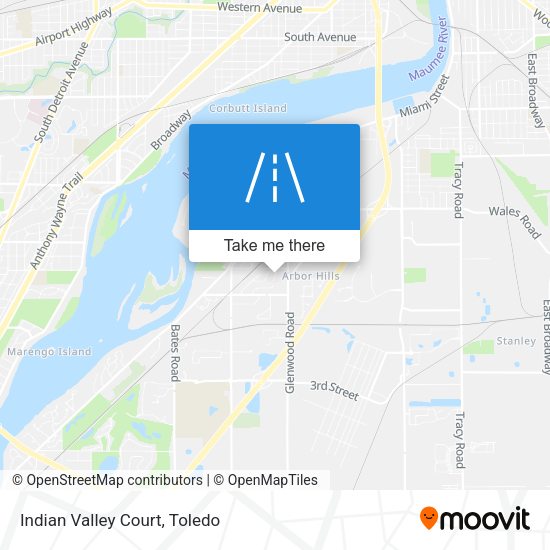 Indian Valley Court map