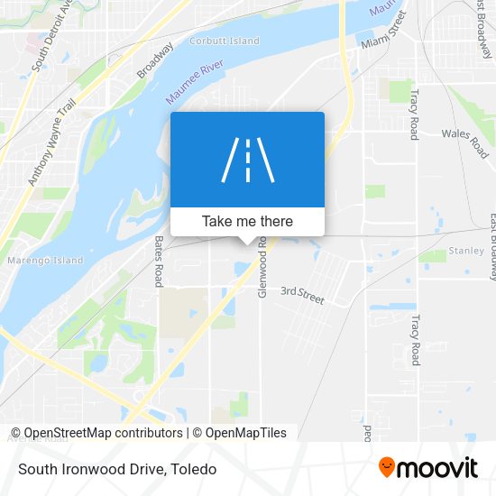 South Ironwood Drive map