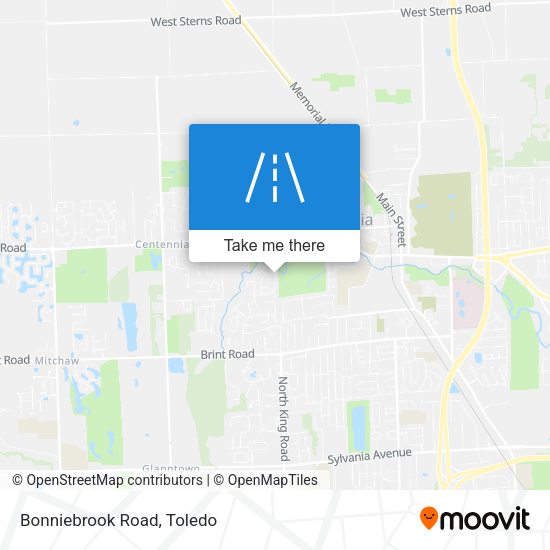 Mapa de Bonniebrook Road