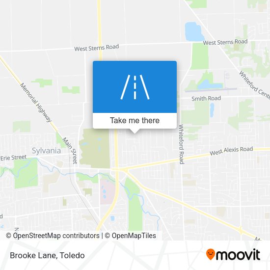 Mapa de Brooke Lane