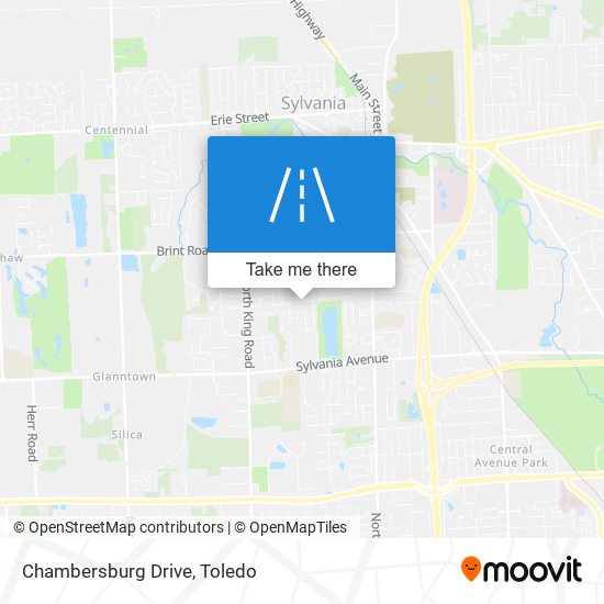 Chambersburg Drive map