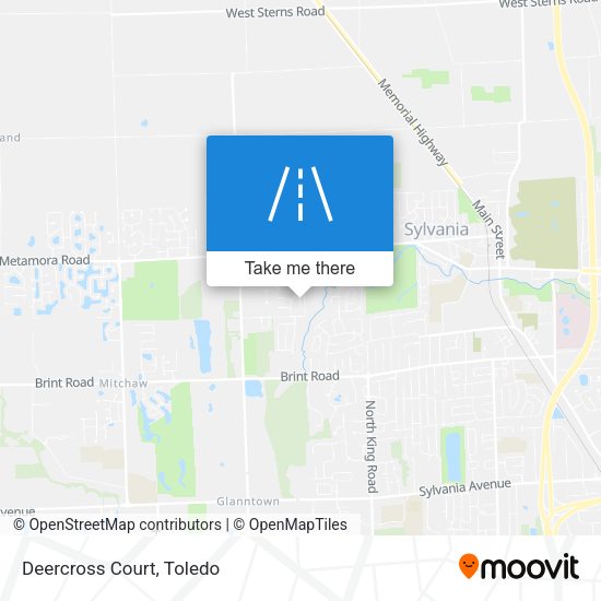 Mapa de Deercross Court
