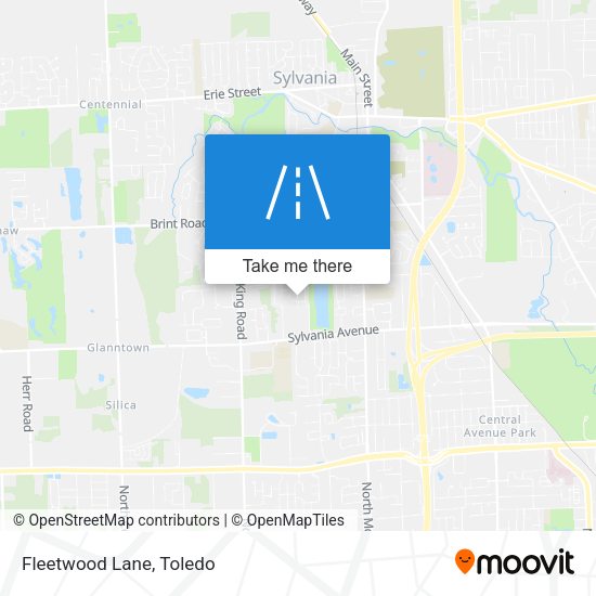 Mapa de Fleetwood Lane