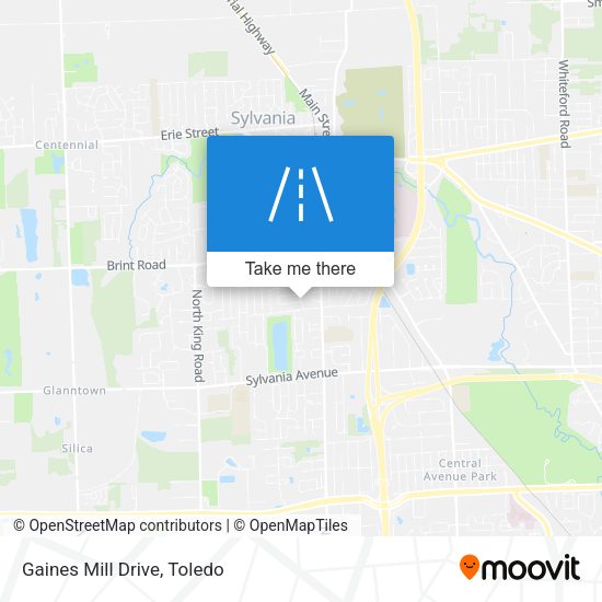 Mapa de Gaines Mill Drive