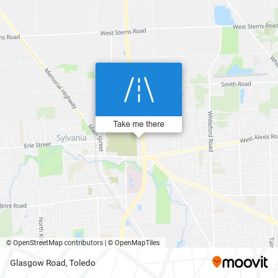 Glasgow Road map