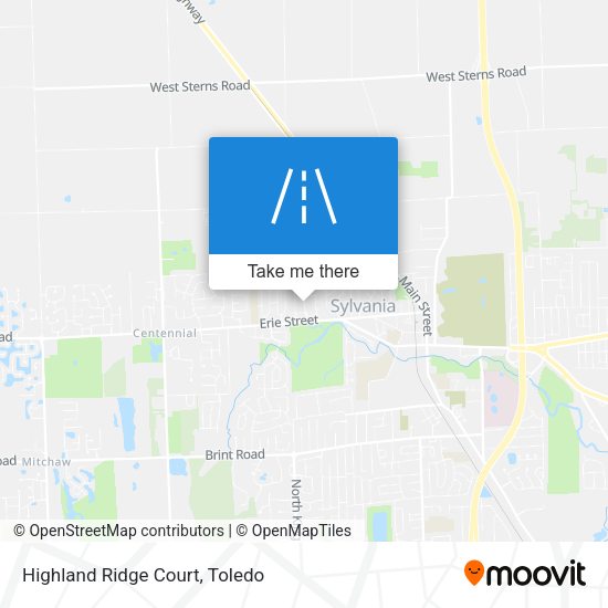 Highland Ridge Court map