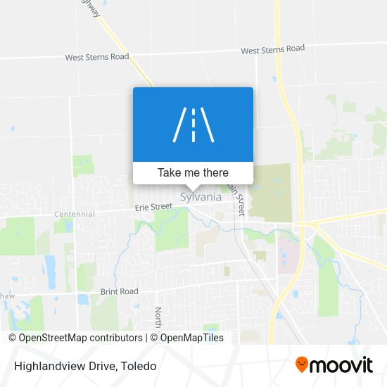 Mapa de Highlandview Drive