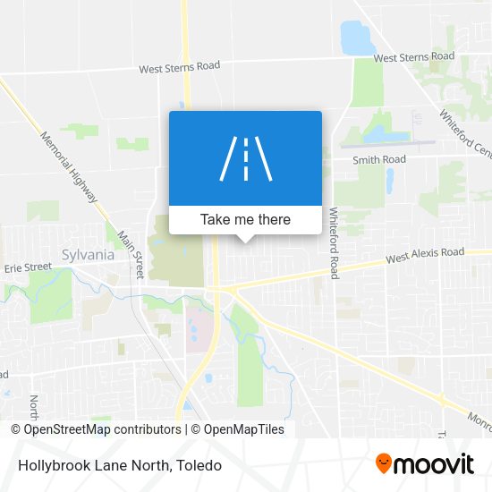 Hollybrook Lane North map