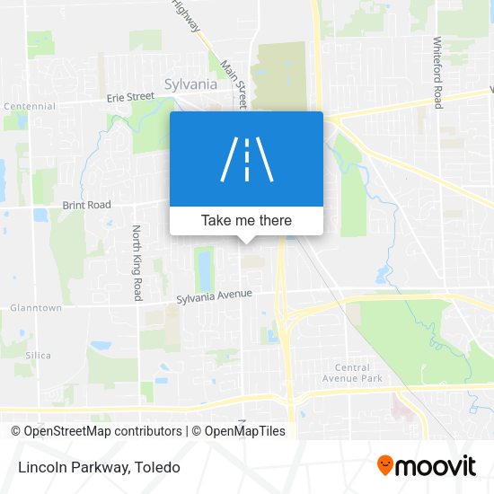 Mapa de Lincoln Parkway