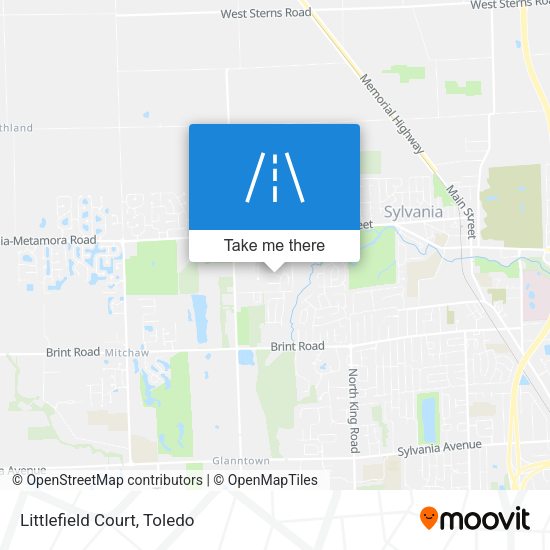 Mapa de Littlefield Court