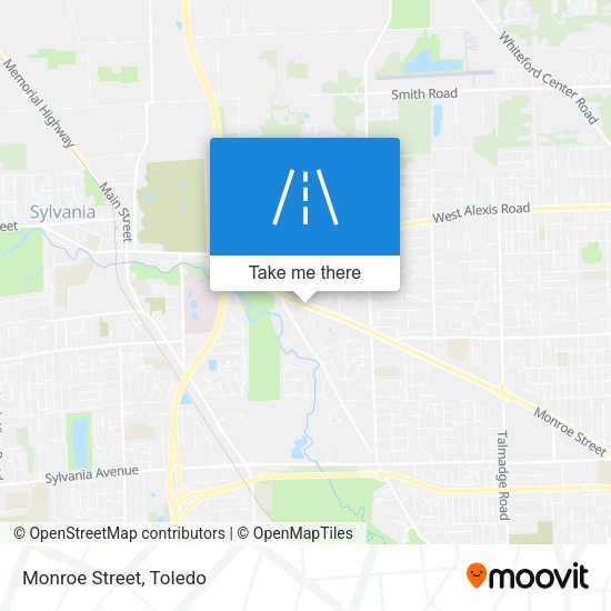 Mapa de Monroe Street