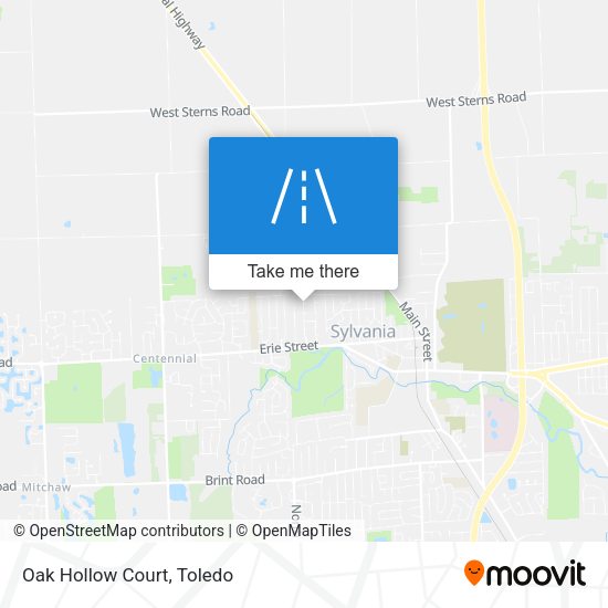 Mapa de Oak Hollow Court