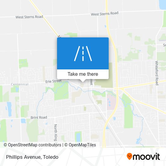 Mapa de Phillips Avenue