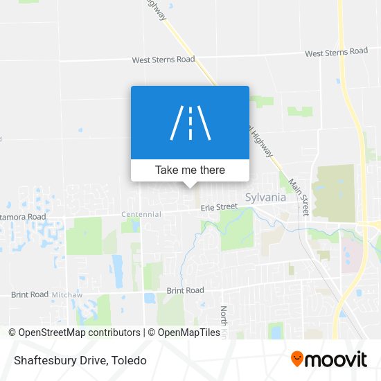 Mapa de Shaftesbury Drive