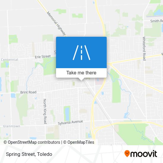 Mapa de Spring Street