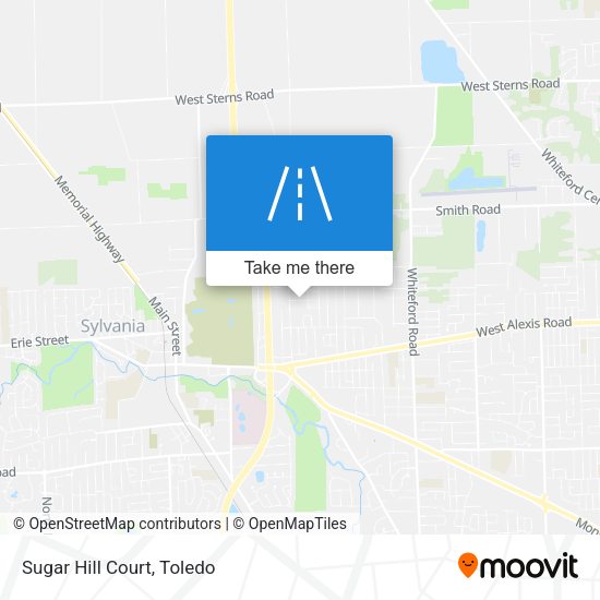 Mapa de Sugar Hill Court