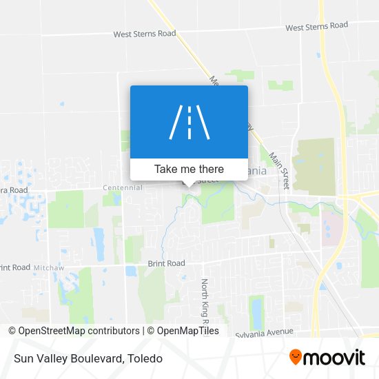 Sun Valley Boulevard map