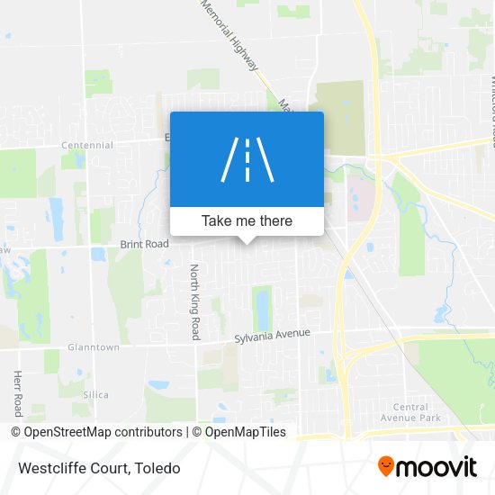 Mapa de Westcliffe Court