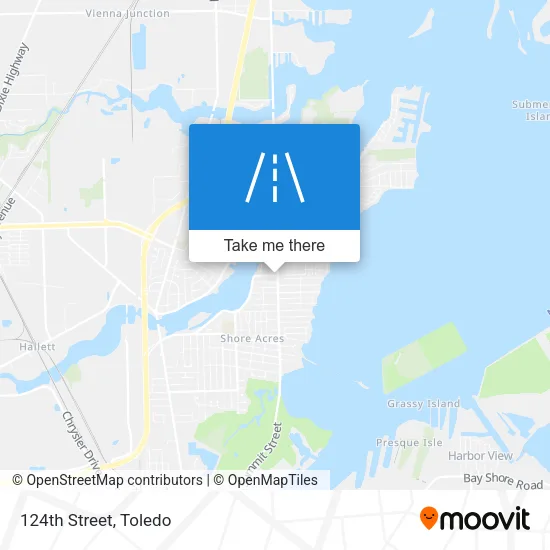 124th Street map