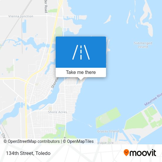 Mapa de 134th Street