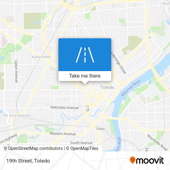 Mapa de 19th Street